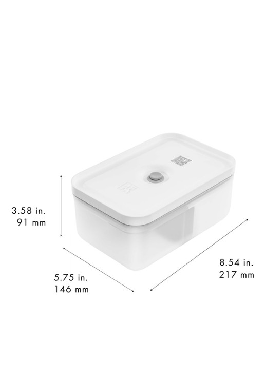 Zwilling Fresh & Save L vacuüm lunchbox  - detail 2 gebroken wit