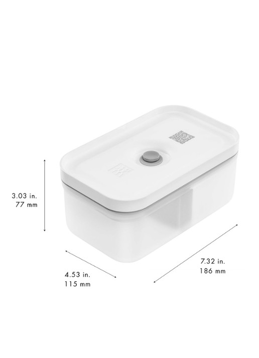 Zwilling Fresh & Save M vacuüm lunchbox 0,8 liter - detail 3 gebroken wit
