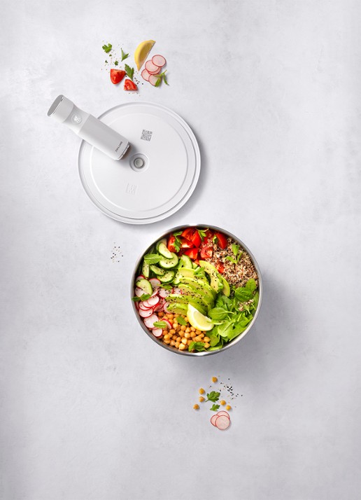 Zwilling Fresh & Save Vacuüm vershouddoos 24 cm - voorkant 3 zilver