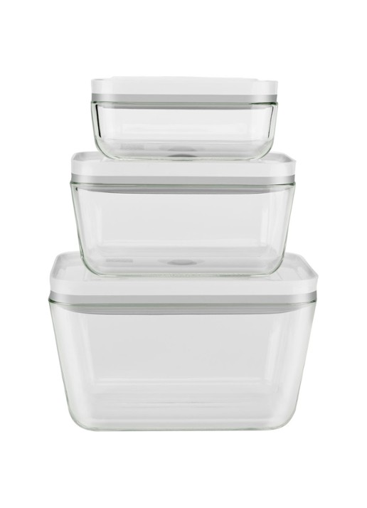 Zwilling Fresh & Save Vacuüm vershouddoos set van 3 - detail transparant