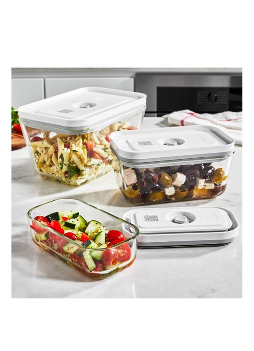 Zwilling Fresh & Save Vacuüm vershouddoos set van 3 - voorkant 5 transparant