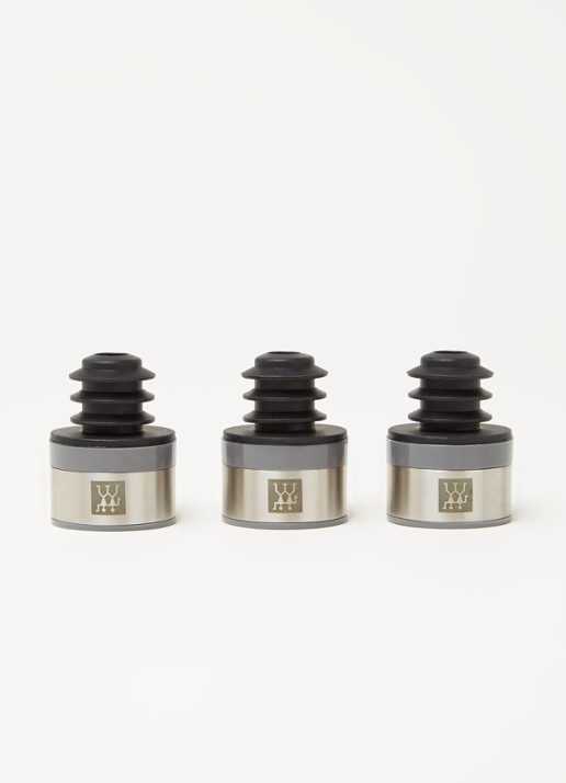 Zwilling Fresh & Save wijnstop 3-delig - voorkant 2 zilver
