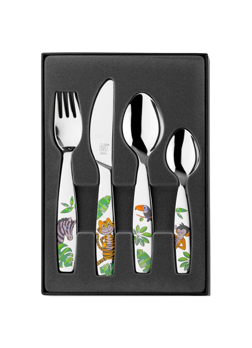 Zwilling Jungle kinderbestek 4-delig