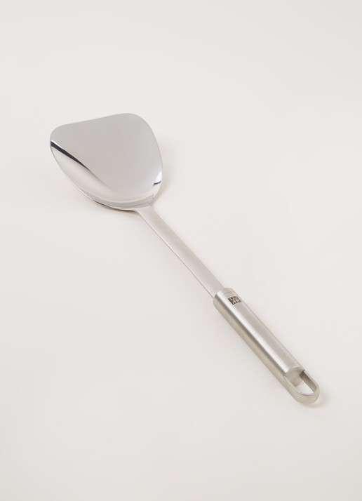 Zwilling Pro wokspatel 37 cm - voorkant 2 zilver
