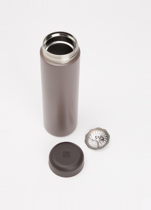 Zwilling Thermosfles met theefilter 50 cl - voorkant 2 donkerbruin