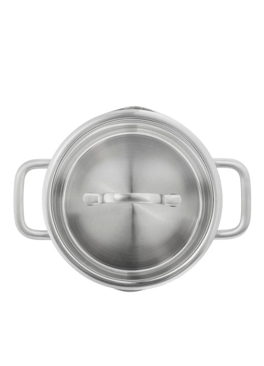 Zwilling True Flow pannenset 5-delig - detail 4 zilver