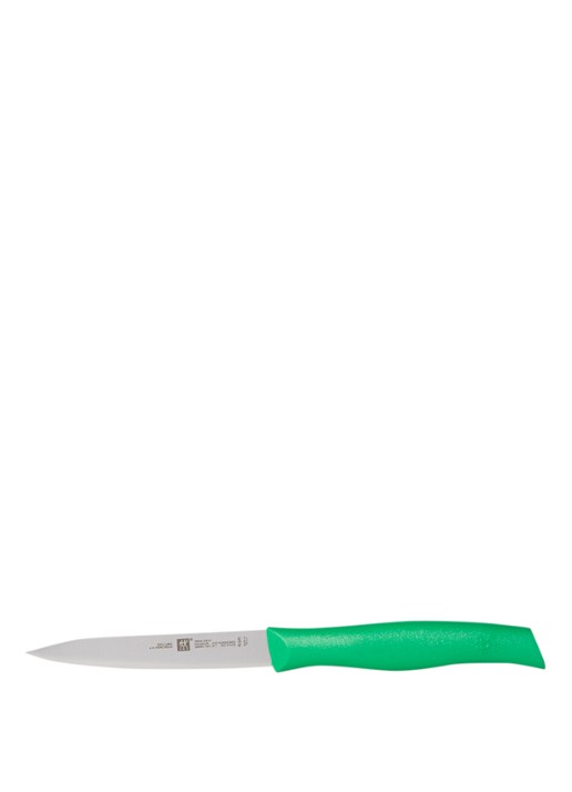 Zwilling Twin Grip Schil- en garneermes 10 cm - voorkant groen