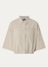 Blouse met kraag - Beige