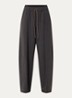 High waist tapered fit joggingbroek met steekzakken - Antraciet