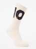 Sportsokken met logo - Creme
