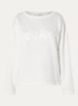 Sweater met logo - Gebroken wit