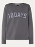 Sweater met logo - Donkergrijs