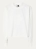Sweater met logoborduring - Gebroken wit
