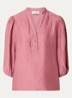 Dahla tuniek met V-hals en ballonmouw - Roze