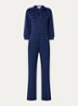 Vion jumpsuit met steekzakken - Donkerblauw