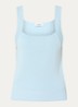 Zena top met stretch - Blauw