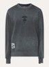 Sweater met logo- en backprint - Donkergrijs