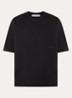 T-shirt met logo- en backprint - Zwart