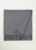 Sjaal van wol 200 x 45 cm - Grijsmele