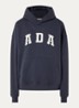 Ada sweatvest met borduring - Indigo