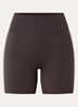 High waist skinny fit trainingslegging - Donkerbruin