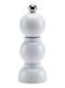 Mini Bobbin peper / zoutmolen 14 cm - Wit