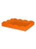Scallop dienblad 20 x 27 cm - Orange