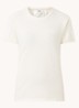 3 Stripes T-shirt met logoborduring - Gebroken wit