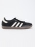 Samba LT sneaker van leer met ponyhair - Zwart
