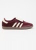 Samba LT sneaker van leer met ponyhair - Bordeauxrood
