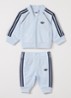 Set van trackvest met trackpants 2-delig - Lichtblauw
