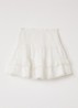 Billi rok met lurex - Wit