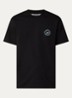Broken Pieces T-shirt met logo- en backprint - Zwart
