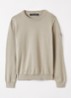 Fijngebreide pullover met logo - Khaki