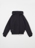 Gewatteerd bomberjack met capuchon - Donkerblauw