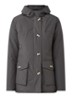 Gewatteerde parka met capuchon - Antraciet