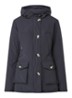 Gewatteerde parka met capuchon - Donkerblauw