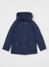 Gewatteerde parka met capuchon - Blauw