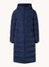 Grace gewatteerde jas met capuchon - Donkerblauw