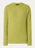 Kai grofgebreide pullover met ronde hals - Mosgroen