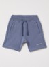 Loose fit korte joggingbroek - Staalblauw