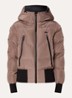 Nashoba ski-jas met capuchon en waterafstotende coating - Lichtbruin
