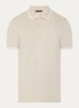 Regular fit polo met logoprint - Beige