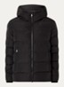Robin puffer jack met capuchon - Zwart