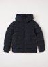 Robin puffer jack met capuchon - Donkerblauw
