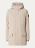 Snow gewatteerde parka met capuchon - Beige