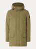 Snow gewatteerde parka met capuchon - Mosgroen