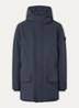 Snow gewatteerde parka met capuchon - Blauw