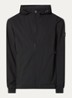 Softshell jack met capuchon en ritszakken - Zwart