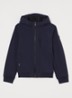 Softshell jack met ritszakken en capuchon - Indigo